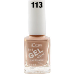 Catrin Beaute Gel Effect 113 Gloss Βερνίκι Νυχιών Quick Dry 13ml
