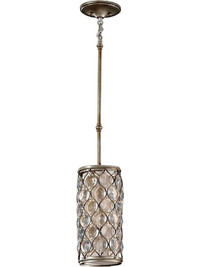 Feiss Lucia Κρεμαστό Φωτιστικό Burnished Silver FE-LUCIA-P-D
