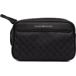 Tommy Hilfiger Modern Monogram Νεσεσέρ Ταξιδίου με Θήκες Μαύρο