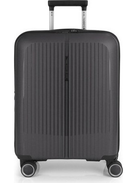 Gabol Brooklyn 123901-020 Βαλίτσα Καμπίνας 55x40x22cm με 4 Ρόδες Ανθρακί