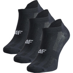 4F Γυναικείες Κάλτσες Σοσόνια Μαύρες 3Pack 4FWMM00UFSOF373-20S