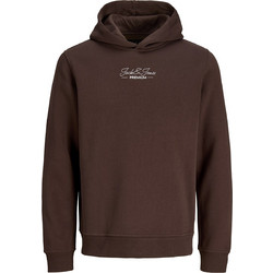 Jack & Jones Ανδρικό Φούτερ με Κουκούλα Καφέ 12312266
