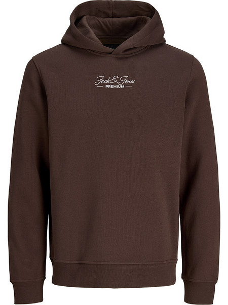 Jack & Jones Ανδρικό Φούτερ με Κουκούλα Καφέ 12312266