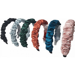 RO Accessories 14-0077 Στέκα Μαλλιών Σατέν Κίτρινη C56535-E
