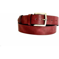 DomLeathers Ανδρική Ζώνη Δερμάτινη Μπορντό SW418