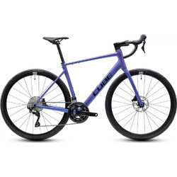 Cube Attain SLX 2027 Ποδήλατο Δρόμου 28" Αλουμινίου με 24 Ταχύτητες και Δισκόφρενα Μωβ