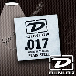 Dunlop Χορδή Ηλεκτρικής / Ακουστικής Κιθάρας Plain Steel 17"