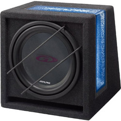 Alpine SBG-844BR Subwoofer Αυτοκινήτου 8" 120W RMS με Κούτα