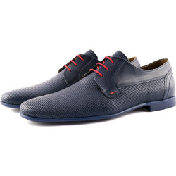 Damiani Ανδρικά Σκαρπίνια Derby Δερμάτινα Navy Μπλε 525