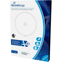 MediaRange Labels for CD/DVD/BD 15-118mm High Glossy 100 Pack MRINK132