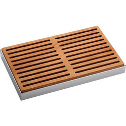 Πλάκα κοπής ψωμιών με ανοξείδωτη βάση, 50x30x6cm c55771