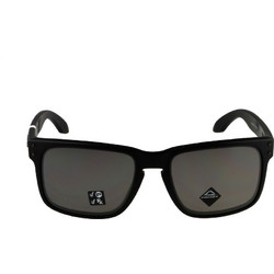 Oakley OO9102 D6 Ανδρικά Γυαλιά Ηλίου Τετράγωνα Κοκάλινα Μαύρα με Μαύρο Καθρέπτη Φακό