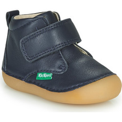 Kickers Sabio Παιδικά Μποτάκια Navy Μπλε Δερμάτινα με Σκρατς 584348-10-102