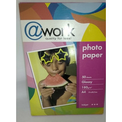 Φωτογραφικό χαρτί work Glossy A4 21x29,7εκ. 50 τεμάχια (ΟΕΜ)