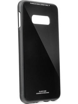 Forcell Glass Back Cover Black (Galaxy S10)