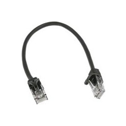 Triax U/UTP Cat.5e Καλώδιο Δικτύου Ethernet 0.25m Black