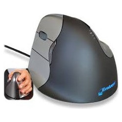 BakkerElkhuizen Evoluent 4 Left Hand Ενσύρματο Ποντίκι Εργονομικό Vertical Grey