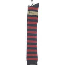 Welly socks red and black