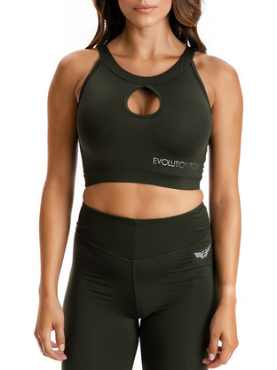 Evolution Body EVO-FIT Αθλητικό Μπουστάκι με Μέτρια Στήριξη Μαύρο 2332-KH