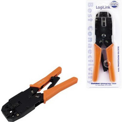 LogiLink Crimping Tool for RJ11/12/45 modular plugs, professionall (WZ0003)