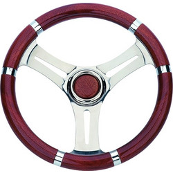 ΤΙΜΟΝΙ ΜΕ INOX ΑΚΤΙΝΕΣ ΤΕΜΑΧΙΟ Διάμετρος 350mm 03544-WD