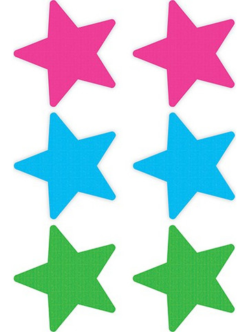 PEEKABOO PASTIES NEON STAR
