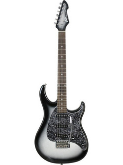 Peavey Raptor Custom Ηλεκτρική Κιθάρα ST Style με SSS Μαγνήτες και Ταστιέρα Maple Silverburst