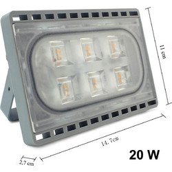 FLU20W-DW ΠΡΟΒΟΛΕΑΣ LED 230V 20W 6000K