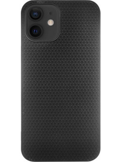 Vivid Liquid Air Back Cover Black (iPhone 12 mini)