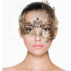 EASYTOYS METAL MASK ASYMMETRICAL GOLD