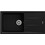 Teka Stone 60 L-TG 1C 1E Ένθετος Νεροχύτης Γρανίτη Αντιστρεφόμενος Black Carbon 100x51cm