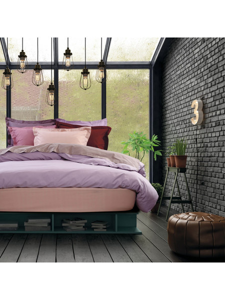 Das Home Σεντόνι Υπέρδιπλο Βαμβακερό με Λάστιχο 170x200+35 Best 1014