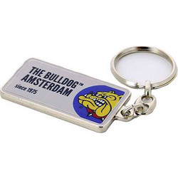 The Bulldog Amsterdam Μεταλλικό Μπρελόκ - Ασημί