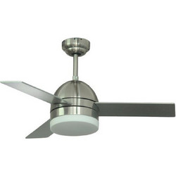 20.06.1167 Ανεμιστήρας Οροφής 107cm 60W με Τηλεχειριστήριο Ασημί