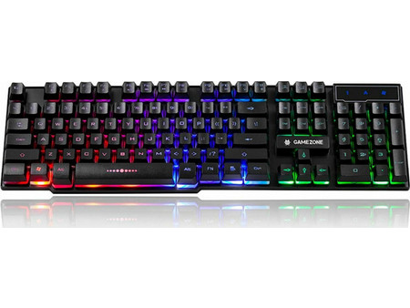 Tracer Gamezone Loccar Gaming Πληκτρολόγιο RGB Black