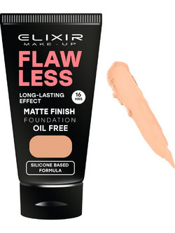 Elixir Flawless Matte Finish 400 Natural Beige Liquid Foundation 30ml