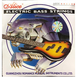 Alice A606 Σετ 4 Χορδές Ηλεκτρικού Μπάσου Nickel Plated Steel 40-95" Light Tension