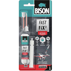 Bison ΚΟΛΛΑ ΔΥΟ ΣΥΣΤΑΤΙΚΩΝ ΓΙΑ ΠΛΑΣΤΙΚΑ ΥΛΙΚΑ 10gr BISON FAST FIX2 LIQUID PLASTIC B-27534