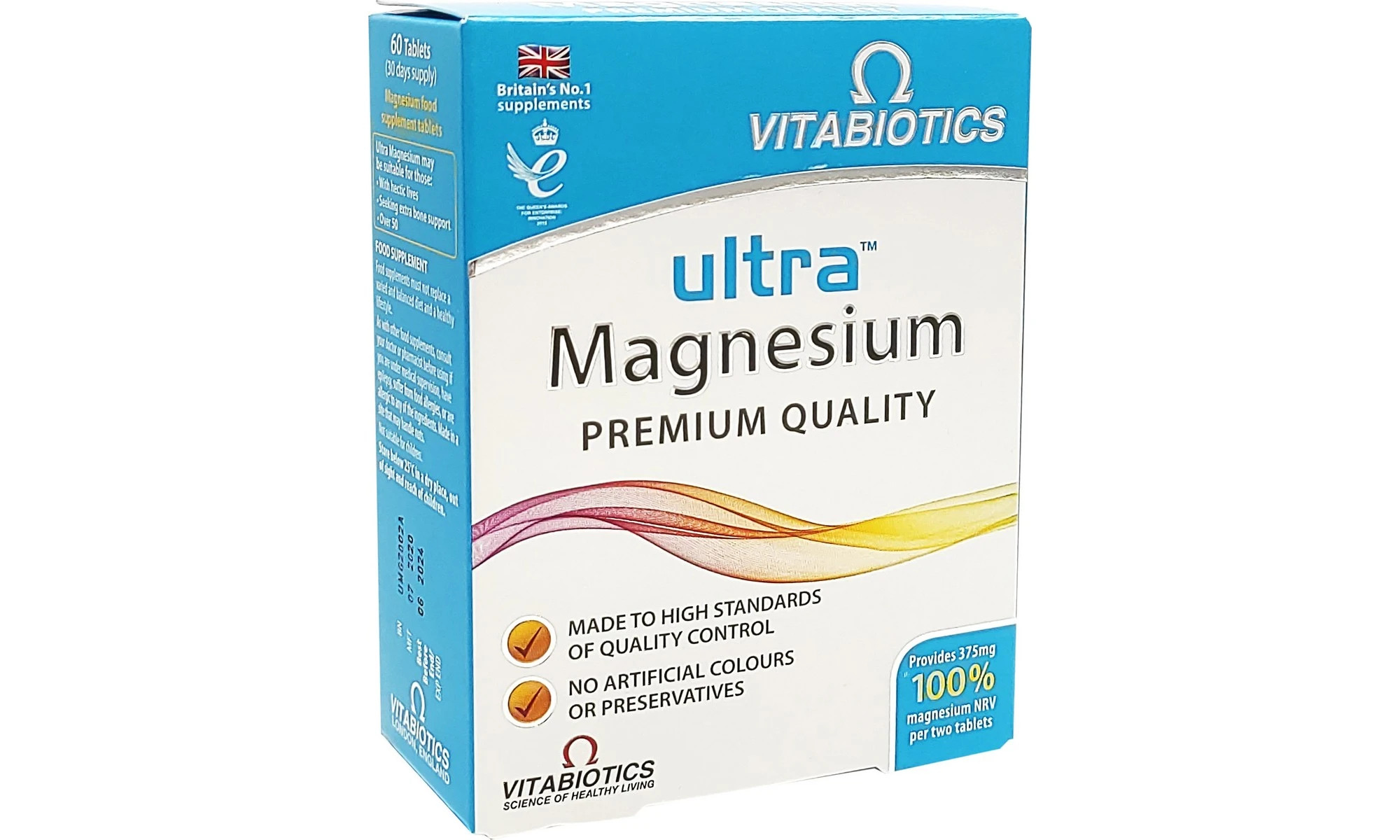 Vitabiotics Ultra Magnesium 375mg 60 Ταμπλέτες | BestPrice.gr