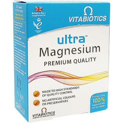 Vitabiotics Ultra Magnesium 375mg 60 Ταμπλέτες