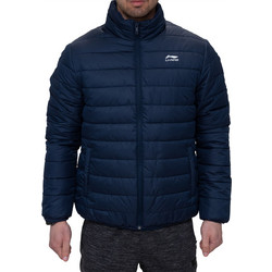 Li-Ning Dna Sports Wadded Ανδρικό Μπουφάν Χειμωνιάτικο Puffer Navy Μπλε AJMN009-4