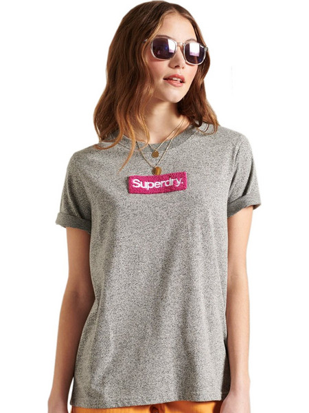 SUPERDRY CORE LOGO WORKWEAR ΜΠΛΟΥΖΑ ΓΥΝΑΙΚEIA W1010511A-3ND (3ND/GREY SLUB GRINDLE)