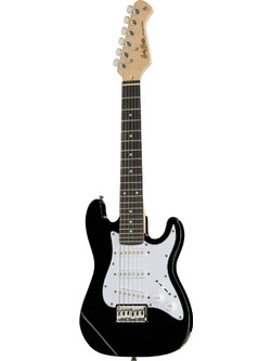 Harley Benton ST-Junior Ηλεκτρική Κιθάρα 3/4 ST Style με SSS Μαγνήτες και Ταστιέρα Rosewood Black