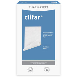Pharmasept Clifar Αποστειρωμένες Γάζες 11x18cm 3τμχ