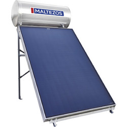 Maltezos H Ηλιακός Θερμοσίφωνας 160lt 2m² Inox Διπλής Ενέργειας