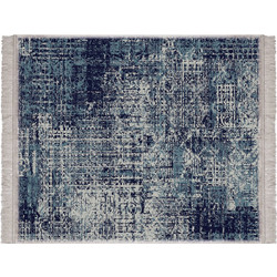 Contento Matteo Σουπλά Βινυλίου 40x30 Vintage Persian Faded - Μπλε