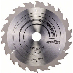 ΔΙΣΚΟΣ BOSCH ΔΙΣΚΟΠΡΙΟΝΩΝ ΧΕΙΡΟΣ SPEEDLINE WOOD 160X2.4X20mm 18Δ 2608640787