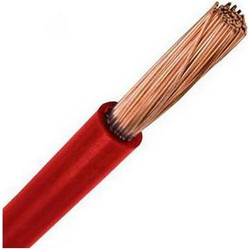 ΕΥΚΑΜΠΤΟ ΚΑΛΩΔΙΟ PVC ΕΠΙΚΑΣΣΙΤΕΡΩΜΕΝΟ ΧΡΩΜΑΤΟΣ ΚΟΚΚΙΝΟ 1x6mm ΜΟΝΟΠΟΛΙΚΟ (ΜΕΤΡΟ)