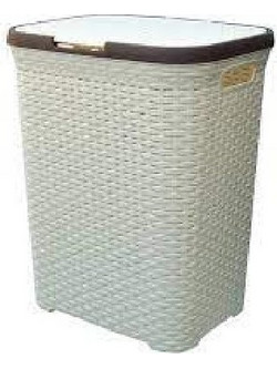 Καλάθι Απλύτων 50lt Τύπου Μπαμπού 430x340x550mm