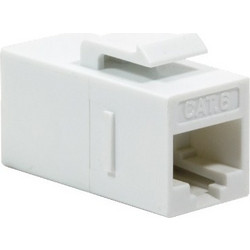 Keystone Inline Coupler RJ45 Cat.6 white Unshielded (set 8pcs) LogiLink (LL-NK4012W)